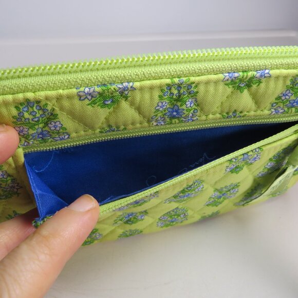 Vera Bradley Wallet & Checkbook Clutch pattern Citrus Elephants quilted cotton - Picture 9 of 12